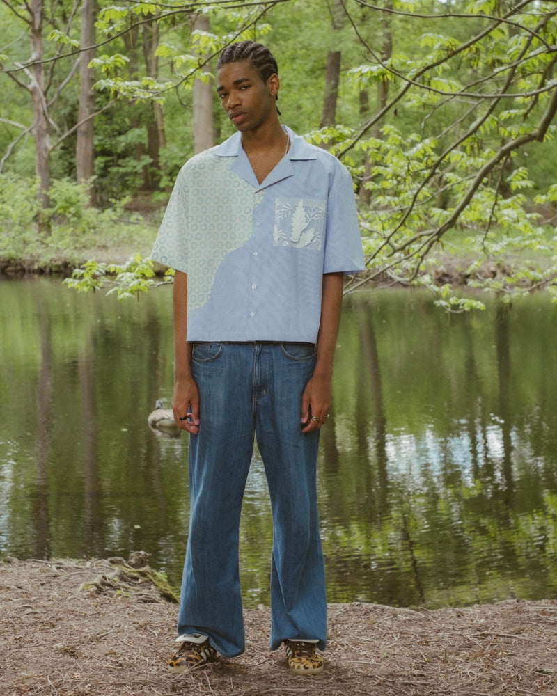 Two Fabrics Shirt