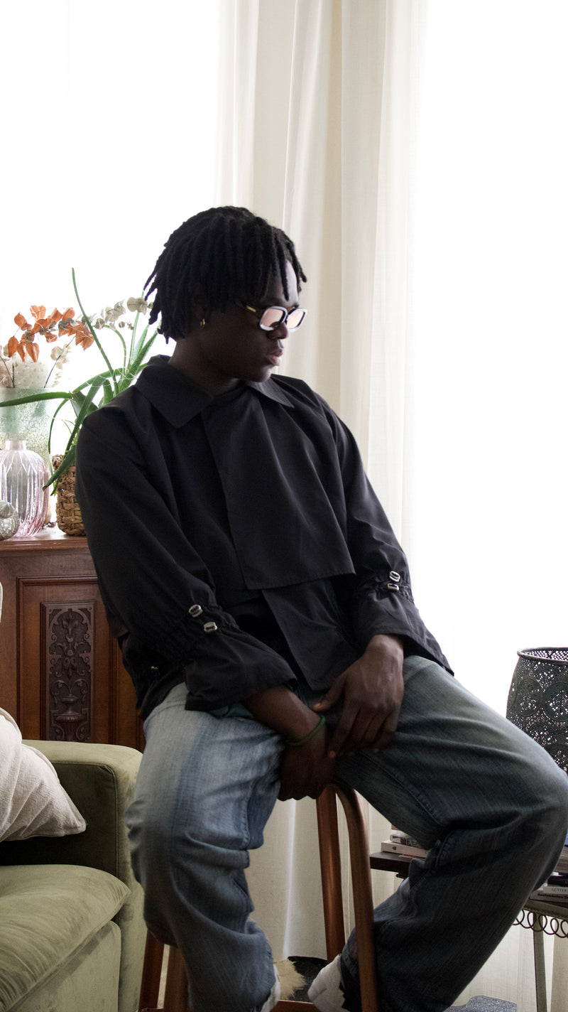 Cropped Trenchcoat Jacket